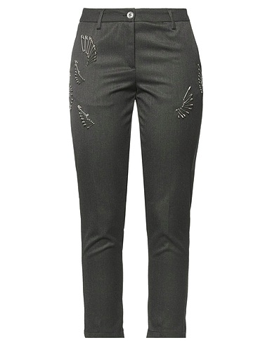 WHITE SAND Casual trouser Charcoal 65% Polyester, 35% Viscose