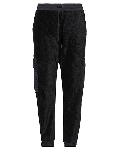 MONCLER GRENOBLE Casual trouser Black 96% Polyester, 4% Elastane, Polyamide