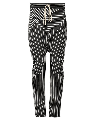 RICK OWENS Casual trouser Black 94% Virgin Wool, 4% Polyamide, 2% Elastane
