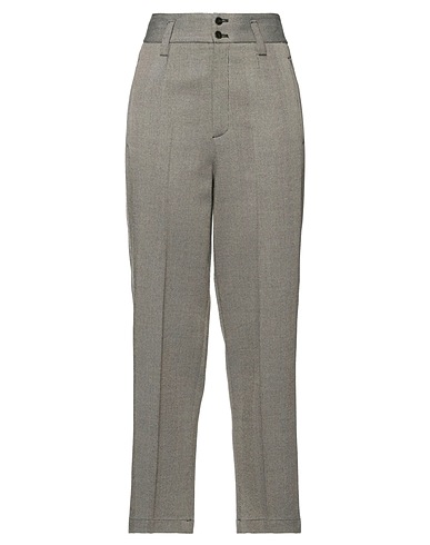 FORTE_FORTE Casual trouser Black 50% Virgin Wool, 50% Acrylic, Cotton