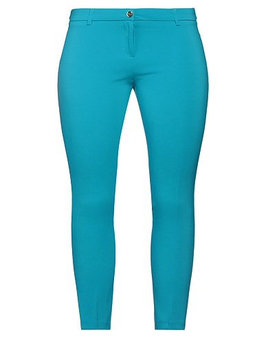 TOY G. Casual trouser Azure 88% Polyester, 12% Elastane