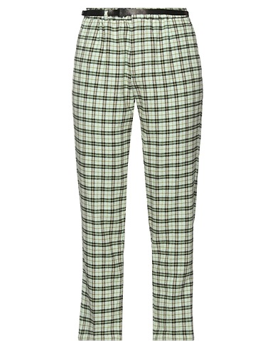 WHITE SAND Casual pants Light green 80% Cotton, 20% Polyester