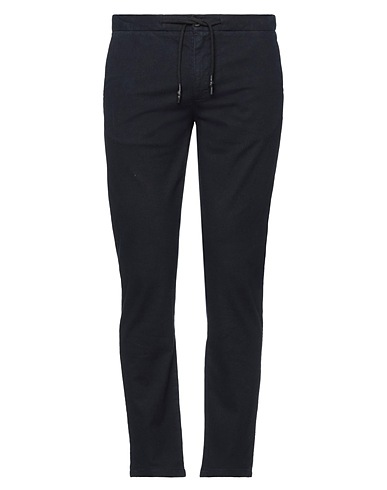 GAZZARRINI Casual pants Midnight blue 71% Cotton, 17% Polyester, 9% Viscose, 3% Elastane
