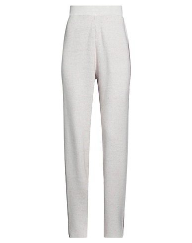 JIJIL Pantalone Avorio 26% Viscosa, 26% Poliammide, 26% Cotone, 19% Lana, 3% Cachemire