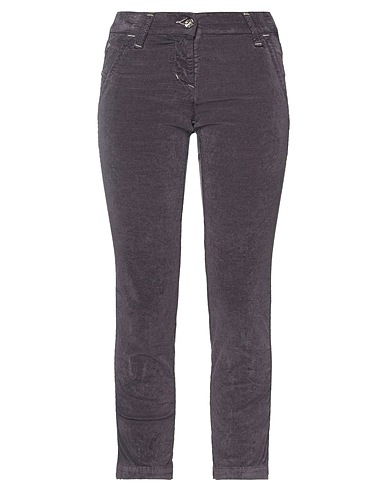 JACOB COHЁN Casual trouser Dark purple 50% Cotton, 47% Viscose, 3% Elastane