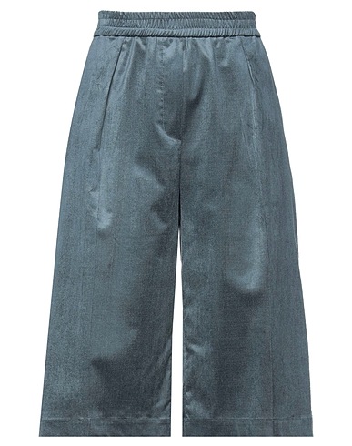 8PM Shorts & Bermuda Deep teal 58% Cotton, 40% Viscose, 2% Elastane
