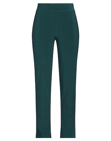 JOSEPH RIBKOFF Casual pants Emerald green 96% Polyester, 4% Elastane