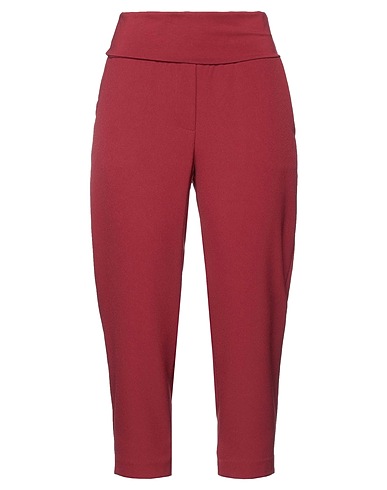 MANILA GRACE Casual trouser Garnet 95% Polyester, 5% Elastane, Cotton