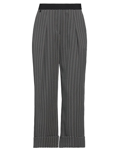 MANILA GRACE Casual pants Grey 75% Polyester, 21% Polyamide, 4% Elastane