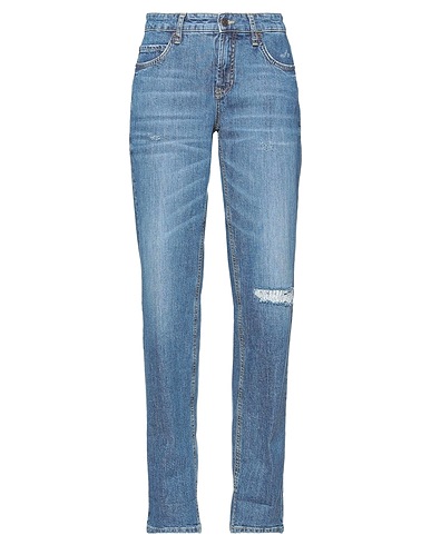 CAMBIO Jambe droite Bleu 98% Coton, 2% Élasthanne