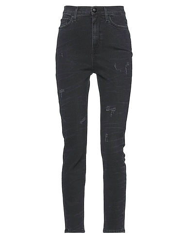 NOLITA Denim pants Black 98% Cotton, 2% Elastane
