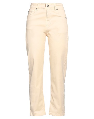 BERNA Casual trouser Beige 97% Cotton, 3% Elastane