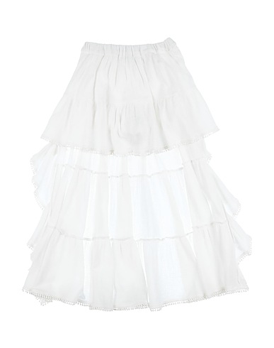 DONDUP Skirt White 100% Cotton