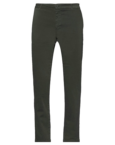 BARAMON Casual trouser Green 97% Cotton, 3% Elastane