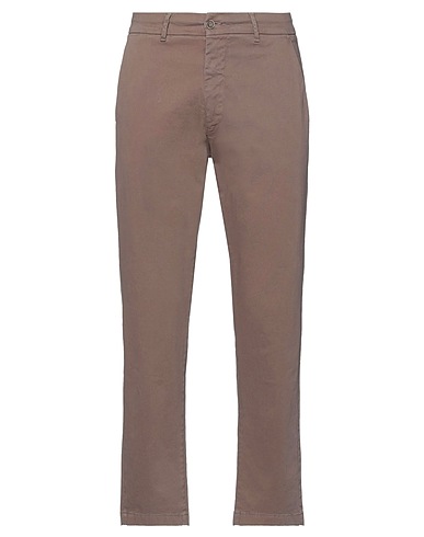 BARAMON Casual trouser Light brown 97% Cotton, 3% Elastane