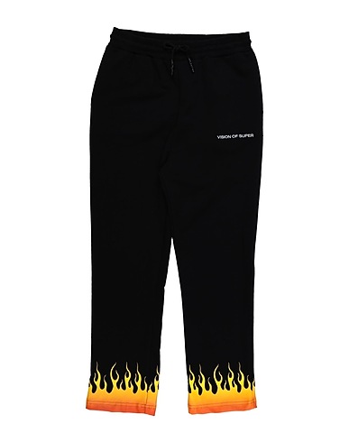 VISION OF SUPER Casual trouser Black 100% Cotton