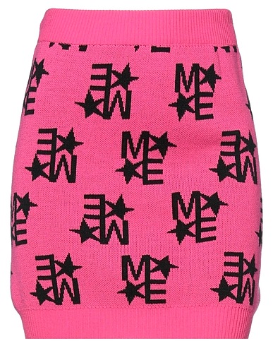 MARC ELLIS Mini skirt Fuchsia 50% Wool, 50% Modal