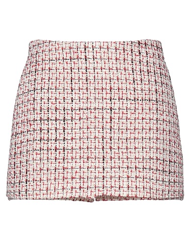 VALENTINO GARAVANI Shorts & Bermuda Ivory 60% Virgin Wool, 26% Acrylic, 7% Polyamide, 4% Polyester, 3% Metallic fiber