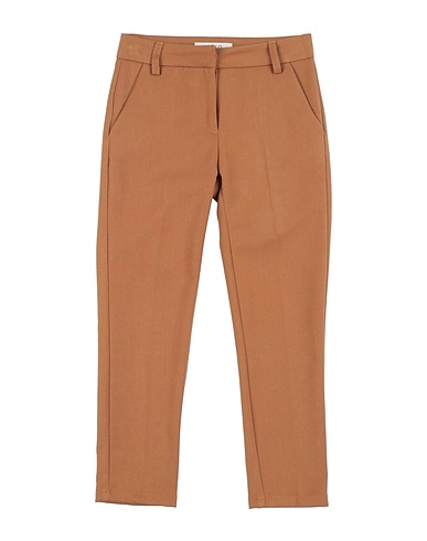 VICOLO Casual trouser GIRL Camel 63% Polyester, 32% Cotton, 5% Elastane