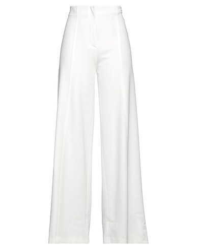 LIVIANA CONTI Casual pants Ivory 68% Viscose, 27% Polyamide, 5% Elastane