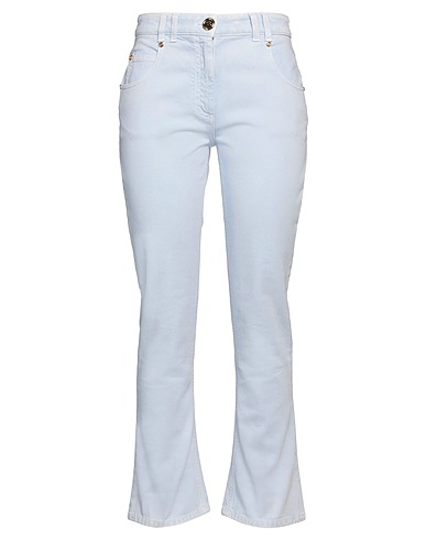 BALMAIN Bootcut Jeans Sky blue 100% Cotton