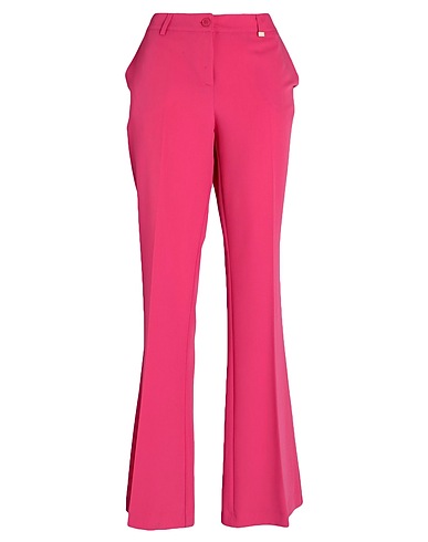 LUCKYLU Milano Flared pant FUCSIA 72% Polyester, 23% Viscose, 5% Elastane
