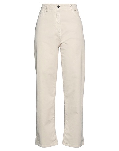 MYTHS Casual pants Beige 99% Cotton, 1% Elastane