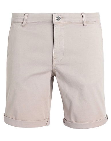JACK & JONES Shorts & Bermuda Light brown 97% Cotton, 3% Elastane