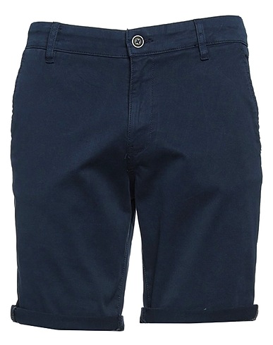 JACK & JONES Shorts & Bermuda BLU NOTTE 97% Cotton, 3% Elastane