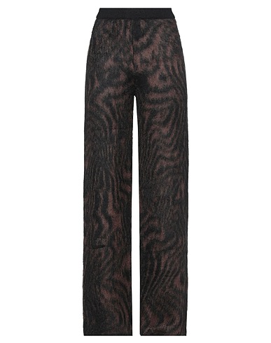 OPENING CEREMONY Casual pants Dark brown 50% Polyamide, 46% Mohair wool, 4% Wool