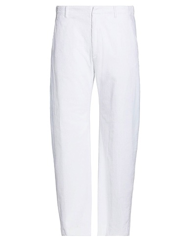 DSQUARED2 Casual trouser White 99% Cotton, 1% Elastane