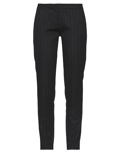 SEES INFINITELY WOMAN Casual trouser Black 45% Polyester, 26% Acrylic, 12% Wool, 12% Viscose, 5% Other Fibres