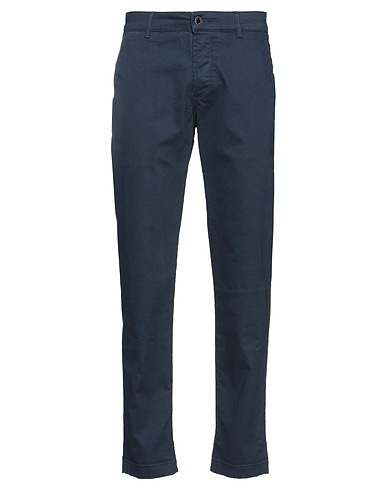 CAMOUFLAGE AR AND J. Casual trouser Midnight blue 97% Cotton, 3% Elastane