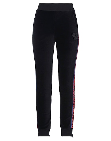 JUST CAVALLI Casual pants Black 80% Cotton, 20% Polyester, Polyamide