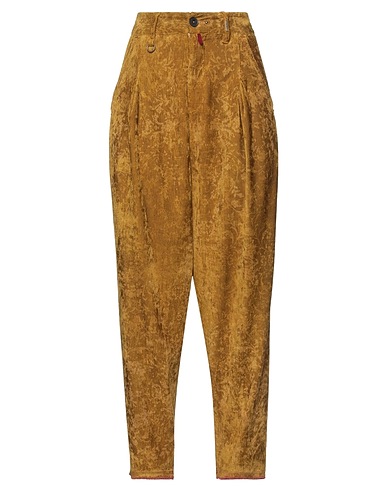 HIGH Casual trouser Camel 99% Rayon, 1% Elastane