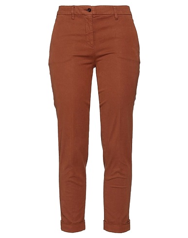 ASPESI Casual trouser Brown 98% Cotton, 2% Elastane