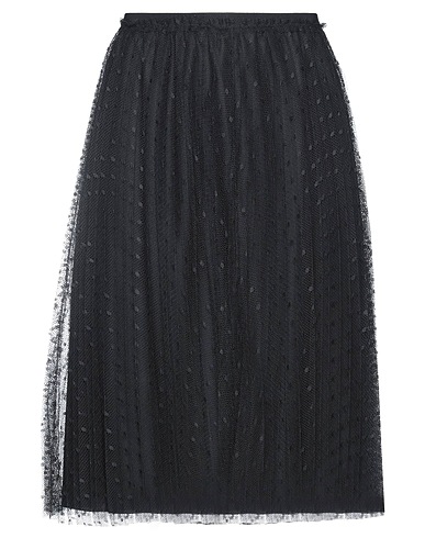 REDValentino Midi skirt Black 100% Polyester
