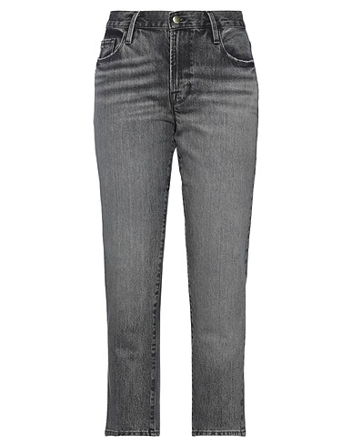 FRAME Denim pants Black 97% Cotton, 2% Polyester, 1% Elastane