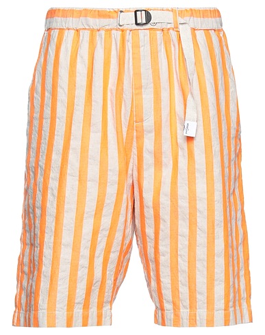 WHITE SAND Shorts & Bermuda Orange 80% Cotton, 20% Linen
