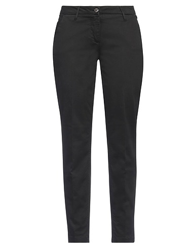 SHAFT Casual trouser Black 83% Cotton, 14% Rayon, 3% Elastane