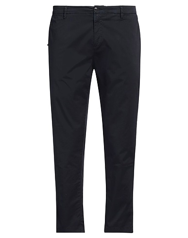 WHITE SAND Casual trouser Midnight blue 97% Cotton, 3% Elastane