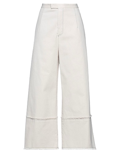 JEJIA Denim trousers Beige 97% Cotton, 3% Elastane