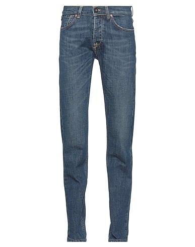 TELA GENOVA Denim trousers Blue 99% Organic cotton, 1% Elastane