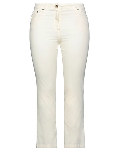 SEMICOUTURE Hosen Elfenbein 98% Baumwolle, 2% Elastan