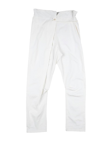 ANJA SCHWERBROCK Pantalone Bianco 98% Cotone, 2% Elastan