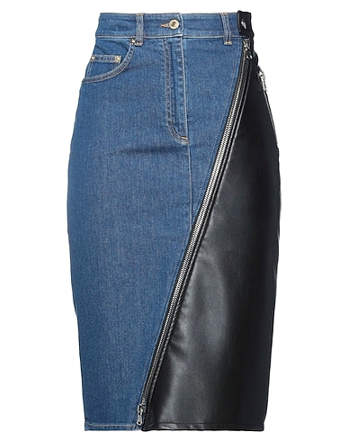 MOSCHINO Denim skirt COUTURE Blue 55% Polyester, 45% Polyurethane, Cotton
