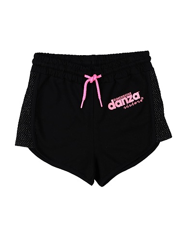 DIMENSIONE DANZA Shorts & Bermuda SHORTS FELPA + RETE RAGAZZA
 Black 95% Cotton, 5% Lycra®