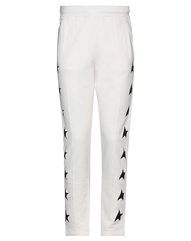 GOLDEN GOOSE Casual trouser White 100% Cotton