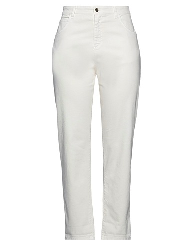 BLUGIRL Denim pants Beige 98% Cotton, 2% Elastane