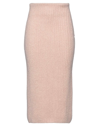FENDI Midi skirt Antique rose 44% Mohair wool, 19% Silk, 16% Polyamide, 11% Wool, 10% Cashmere